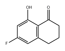 1(2H)-Naphthalenone, 6-fluoro-3,4-dihydro-8-hydroxy- Structure