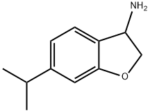 6-(Methylethyl)-2,3-dihydrobenzo[B]furan-3-ylamine Structure