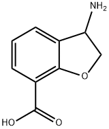 3-Amino-2,3-dihydro-1-benzofuran-7-carboxylic acid 구조식 이미지