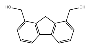 9H-Fluorene-1,8-dimethanol 구조식 이미지
