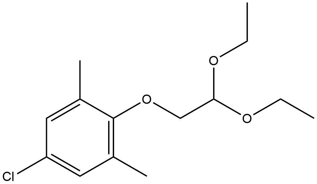 5-Chloro-2-(2,2-diethoxyethoxy)-1,3-dimethylbenzene Structure