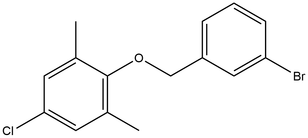 2-[(3-Bromophenyl)methoxy]-5-chloro-1,3-dimethylbenzene Structure