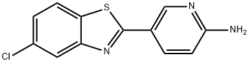 2-Pyridinamine, 5-(5-chloro-2-benzothiazolyl)- Structure