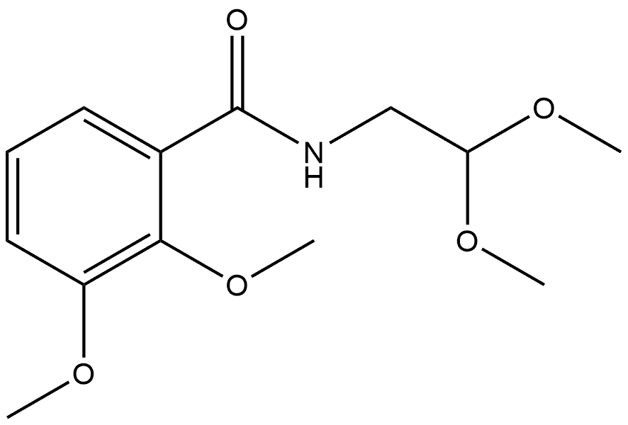 N-(2,2-Dimethoxyethyl)-2,3-dimethoxybenzamide Structure