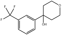 4-(3-(trifluoromethyl)phenyl)tetrahydro-2H-pyran-4-ol Structure
