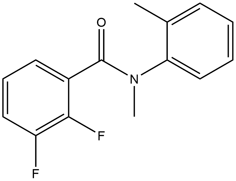 2,3-Difluoro-N-methyl-N-(2-methylphenyl)benzamide Structure