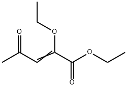 2-Pentenoic acid, 2-ethoxy-4-oxo-, ethyl ester Structure