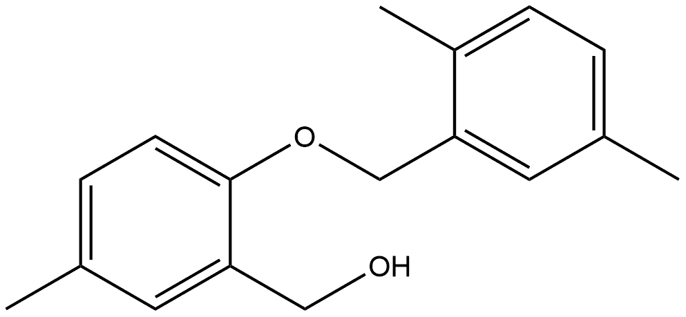 2-[(2,5-Dimethylphenyl)methoxy]-5-methylbenzenemethanol Structure