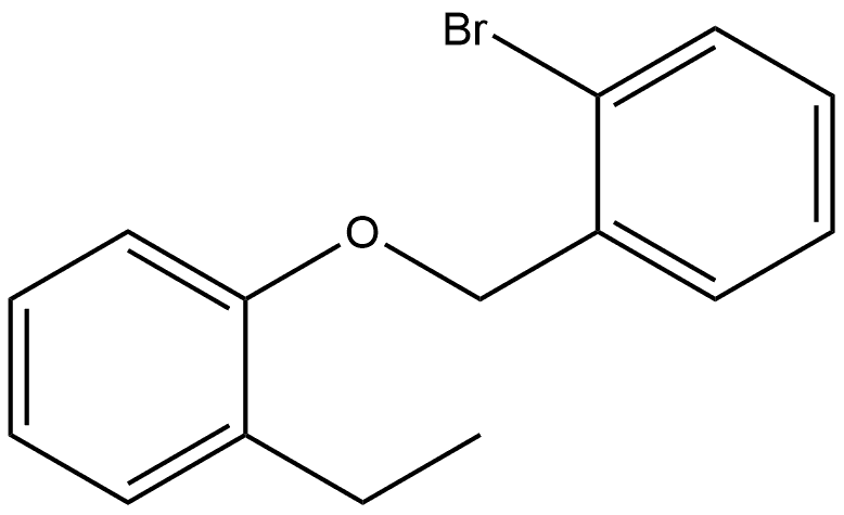 Benzene, 1-bromo-2-[(2-ethylphenoxy)methyl]- Structure