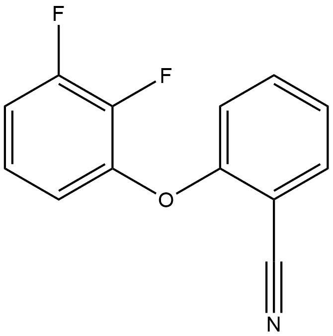 2-(2,3-Difluorophenoxy)benzonitrile Structure