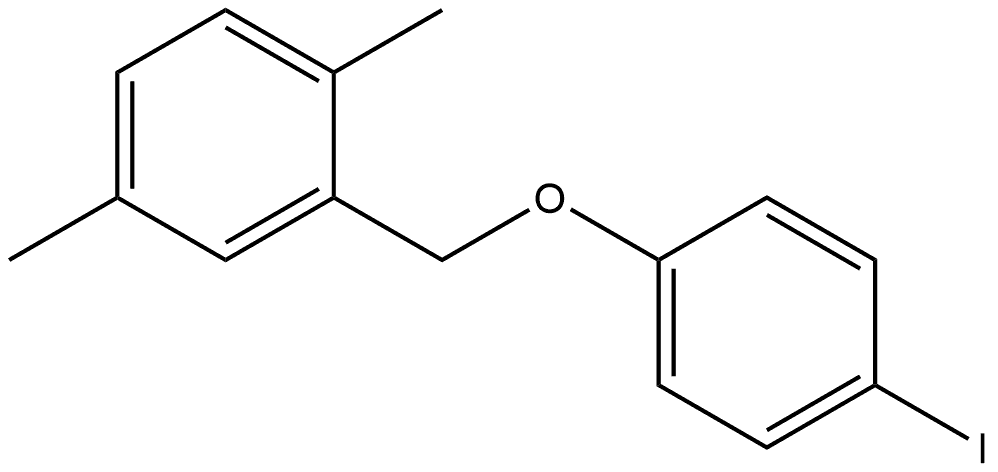 2-[(4-Iodophenoxy)methyl]-1,4-dimethylbenzene Structure