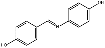 Phenol, 4-[(E)-[(4-hydroxyphenyl)imino]methyl]- Structure