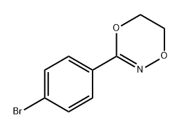 1,4,2-Dioxazine, 3-(4-bromophenyl)-5,6-dihydro- Structure