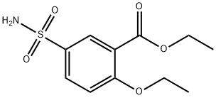 Benzoic acid, 5-(aminosulfonyl)-2-ethoxy-, ethyl ester 구조식 이미지