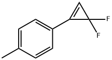 Benzene, 1-(3,3-difluoro-1-cyclopropen-1-yl)-4-methyl- Structure