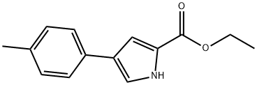 1H-Pyrrole-2-carboxylic acid, 4-(4-methylphenyl)-, ethyl ester Structure