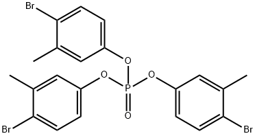 Phenol, 4-bromo-3-methyl-, phosphate (3:1) (9CI) Structure