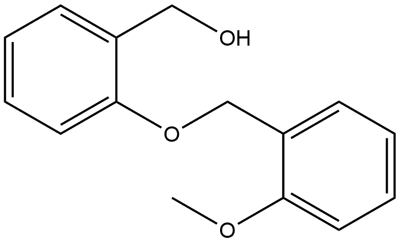 2-[(2-Methoxyphenyl)methoxy]benzenemethanol Structure