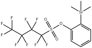 1-Butanesulfonic acid, 1,1,2,2,3,3,4,4,4-nonafluoro-, 2-(trimethylsilyl)phenyl ester 구조식 이미지