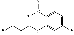 3-((5-bromo-2-nitrophenyl)amino)propan-1-ol 구조식 이미지