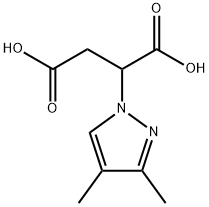 2-(N-3,4-dimethylpyrazole)succinic acid Structure