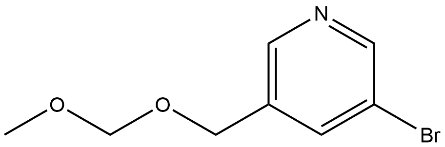 3-Bromo-5-[(methoxymethoxy)methyl]-pyridine Structure