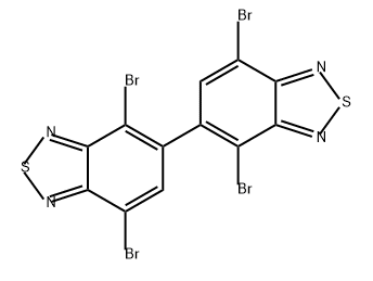 5,5'-Bi-2,1,3-benzothiadiazole, 4,4',7,7'-tetrabromo- Structure