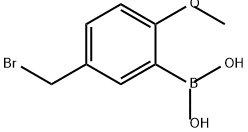 Boronic acid, B-[5-(bromomethyl)-2-methoxyphenyl]- Structure