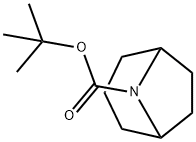 8-Azabicyclo[3.2.1]octane-8-carboxylic acid, 1,1-dimethylethyl ester Structure