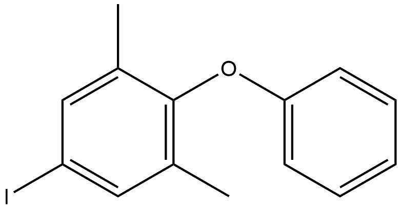 5-Iodo-1,3-dimethyl-2-phenoxybenzene Structure