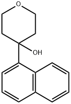 4-(naphthalen-1-yl)tetrahydro-2H-pyran-4-ol 구조식 이미지