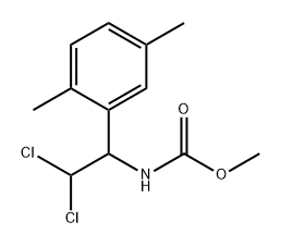 Carbamic acid, [2,2-dichloro-1-(2,5-dimethylphenyl)ethyl]-, methyl ester (9CI) Structure