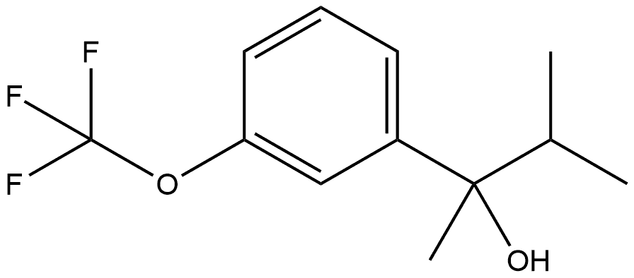 α-Methyl-α-(1-methylethyl)-3-(trifluoromethoxy)benzenemethanol Structure