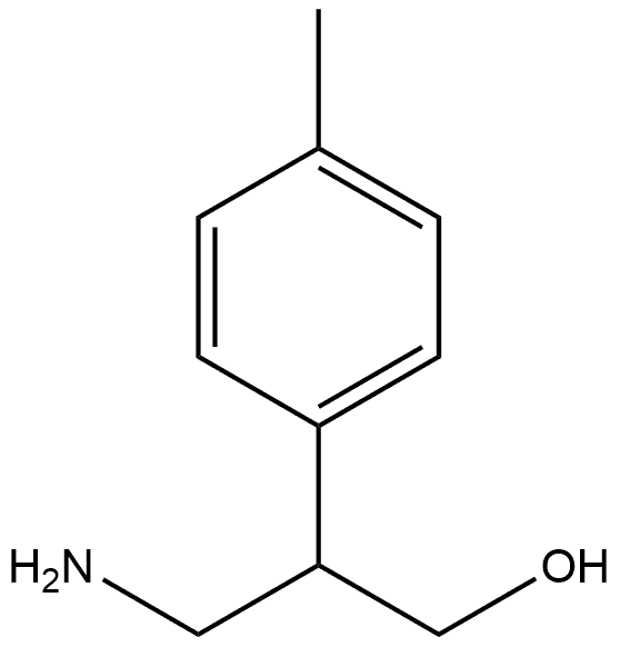 3-Amino-2-p-tolyl-propan-1-ol 구조식 이미지