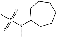 N-cycloheptyl-N-methylmethanesulfonamide Structure