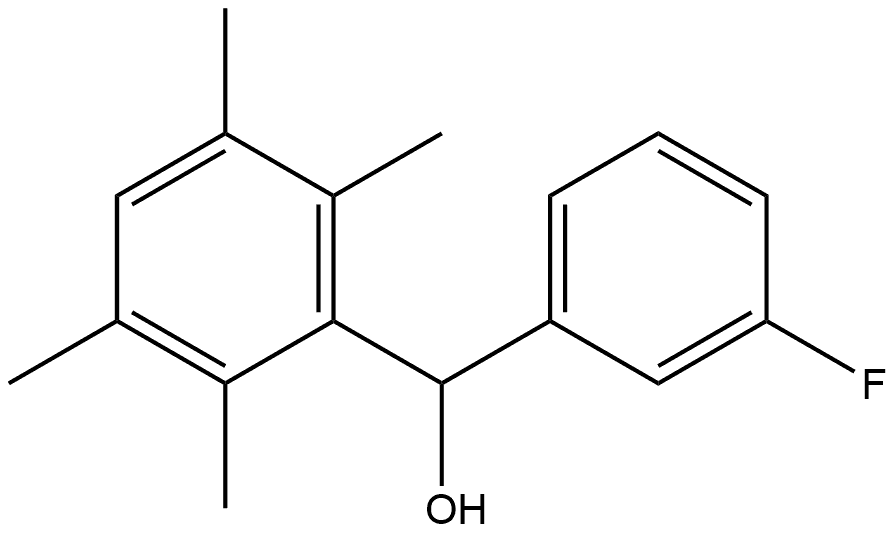 α-(3-Fluorophenyl)-2,3,5,6-tetramethylbenzenemethanol Structure