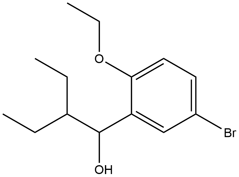 5-Bromo-2-ethoxy-α-(1-ethylpropyl)benzenemethanol Structure