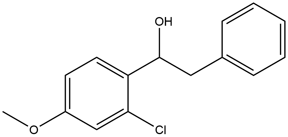 α-(2-Chloro-4-methoxyphenyl)benzeneethanol Structure