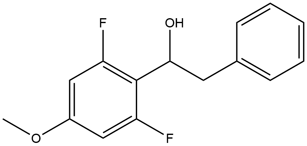 α-(2,6-Difluoro-4-methoxyphenyl)benzeneethanol Structure