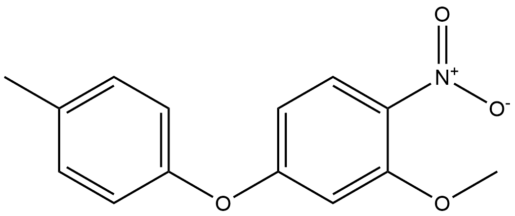 2-methoxy-1-nitro-4-(p-tolyloxy)benzene Structure