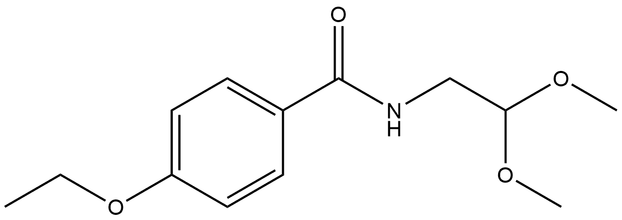 N-(2,2-Dimethoxyethyl)-4-ethoxybenzamide Structure