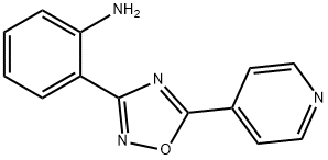 2-[5-(4-Pyridinyl)-1,2,4-oxadiazol-3-yl]benzenamine Structure