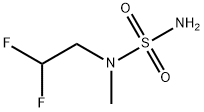 N-(2,2-Difluoroethyl)-N-methylsulfamide Structure
