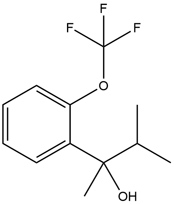 α-Methyl-α-(1-methylethyl)-2-(trifluoromethoxy)benzenemethanol Structure