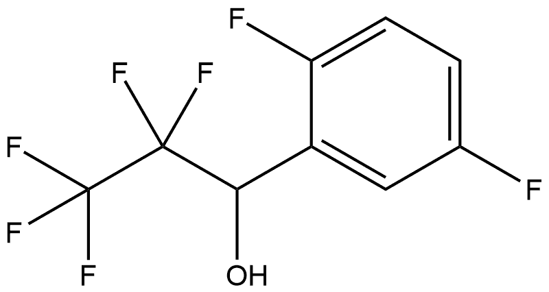 2,5-Difluoro-α-(1,1,2,2,2-pentafluoroethyl)benzenemethanol Structure