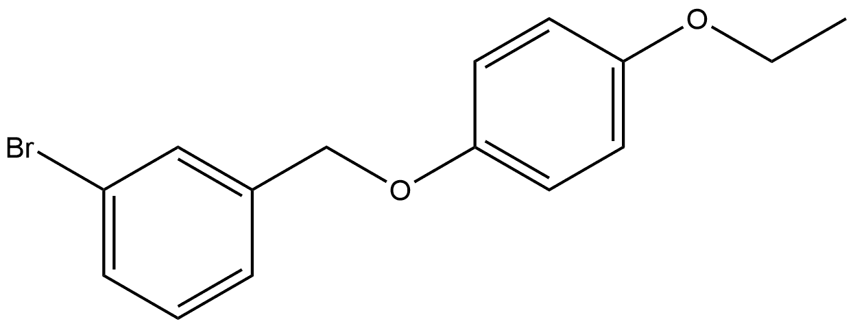 1-Bromo-3-[(4-ethoxyphenoxy)methyl]benzene Structure