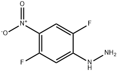 Hydrazine, (2,5-difluoro-4-nitrophenyl)- Structure