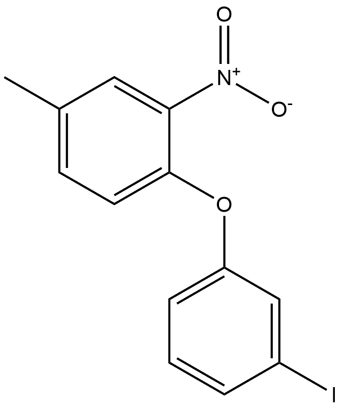 1-(3-iodophenoxy)-4-methyl-2-nitrobenzene Structure