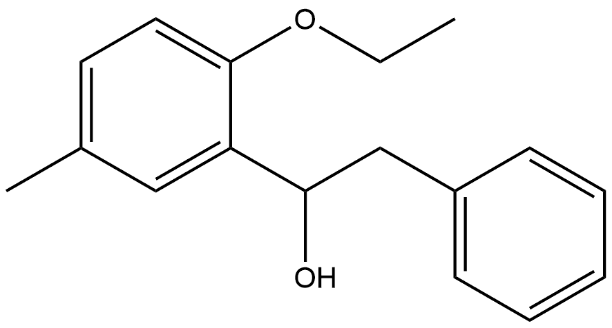 α-(2-Ethoxy-5-methylphenyl)benzeneethanol Structure