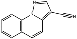 Pyrazolo[1,5-a]quinoline-3-carbonitrile 구조식 이미지